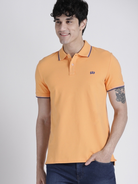 

GAP Men's All Day Pique Polo Shirt, Orange