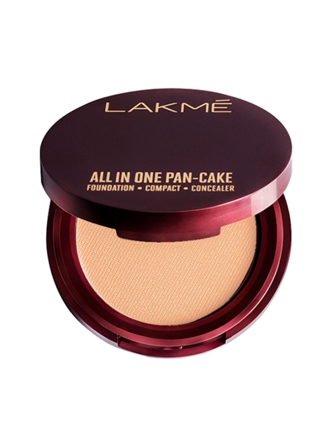 

Lakme All In One Pan-Cake - Natural Coral 8g, Beige