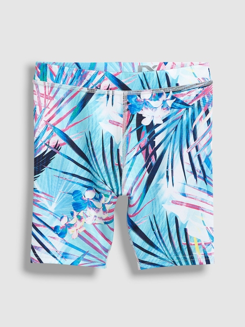 

next Girls Blue Printed Three-Fourth Leggings