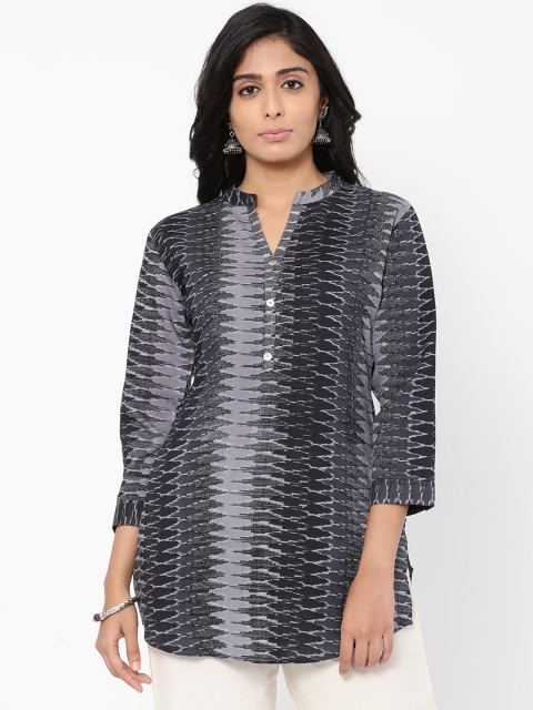

Soch Women Grey Printed Tunic