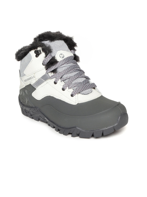 

Merrell Women Grey Mid-Top Winter Shoes