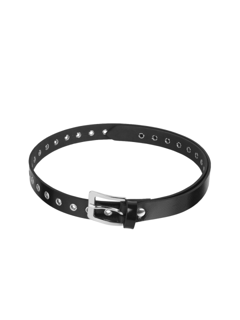 

LONDON FASHION hob Women Black Textured Belt