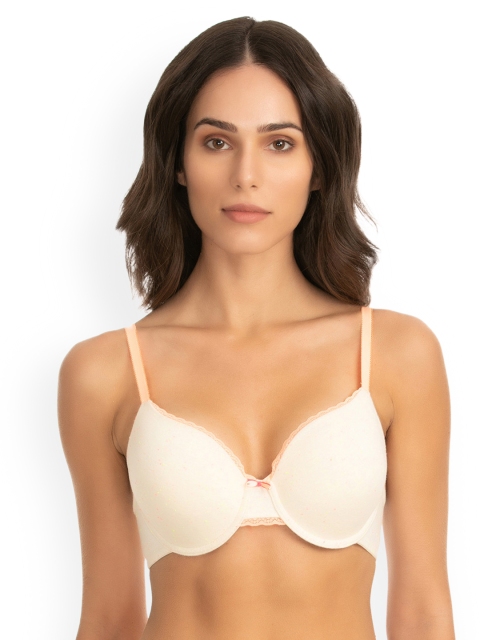 

Zivame Off-White Solid Underwired Lightly Padded Everyday Bra ZI1578FASHBWHIT