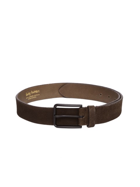 

Being Human Men Brown Solid Belt