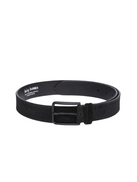 

Being Human Men Black Solid Belt