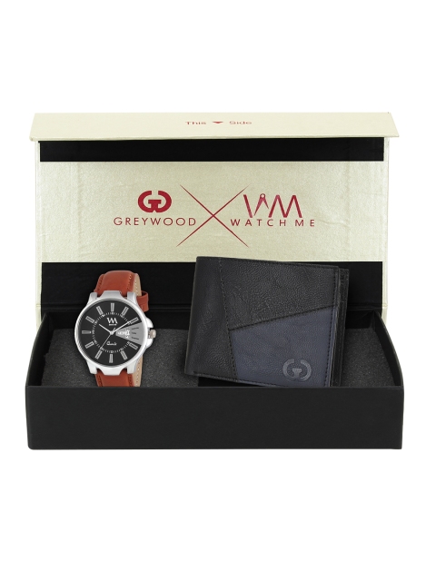 

Greywood Men Black & Brown Accessory Gift Set