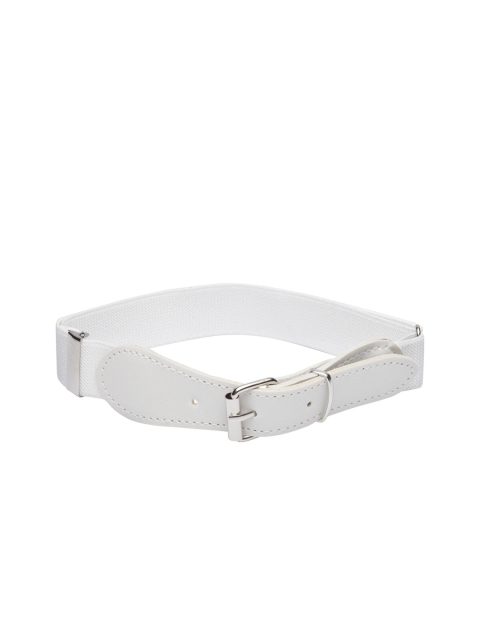 

Stoln Unisex White Solid Belt