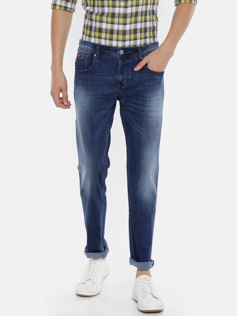 

Lee Cooper Men Blue Norris Slim Fit Low-Rise Clean Look Stretchable Jeans