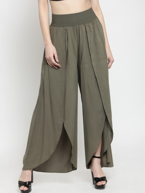 

Global Republic Women Brown Straight Solid Palazzos