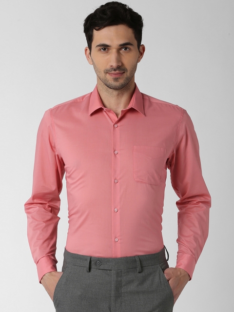

Peter England Men Pink Regular Fit Solid Formal Shirt