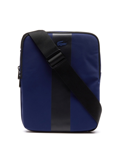 

Lacoste Men Navy Blue Solid Messenger Bag