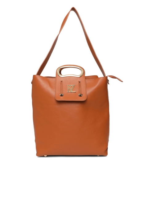 

Kazo Women Brown Solid Leather Shoulder Bag