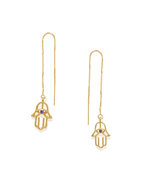 

Pipa Bella Gold-Toned Quirky Drop Earrings