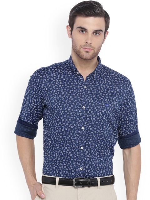 

Van Heusen Sport Men Blue Slim Fit Printed Casual Shirt