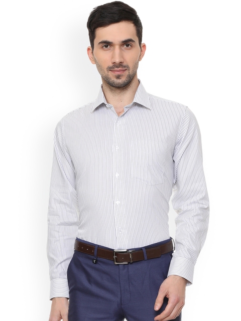 

Van Heusen Men White & Black Slim Fit Printed Casual Shirt