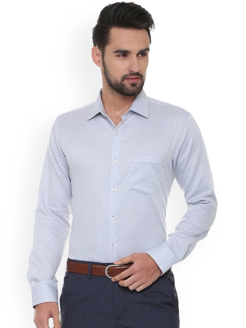 

Van Heusen Men Blue Slim Fit Printed Formal Shirt