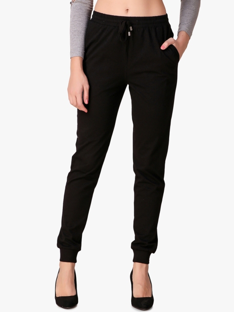 

Texco Women Black Regular Fit Solid Joggers