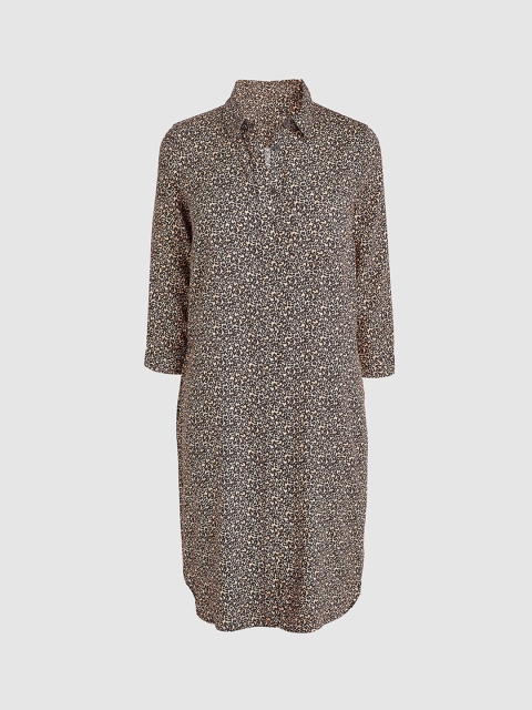 

next Women Blue Printed Shirt Dress