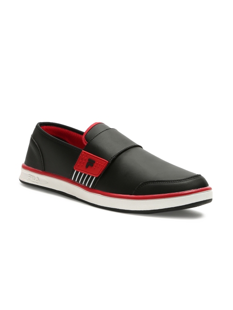 

FILA Men Black ROCK IN IV Slip-On Sneakers