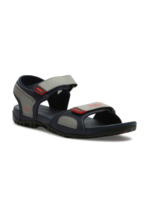 

FILA Men Navy Blue & Grey Sports Sandals