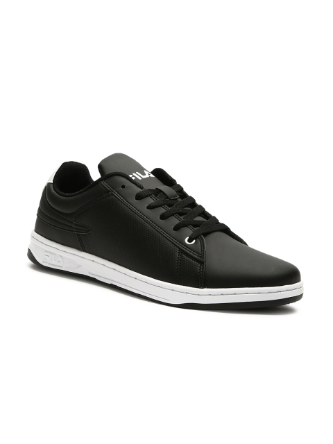 

FILA Men Black SOLFER Perforated Sneakers