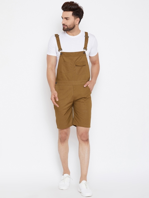 

FUGAZEE Men Brown Solid Dungaree