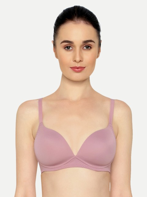 

Triumph T-Shirt Bra 77 Invisible Padded Wireless Seamless Everyday Bra, Pink