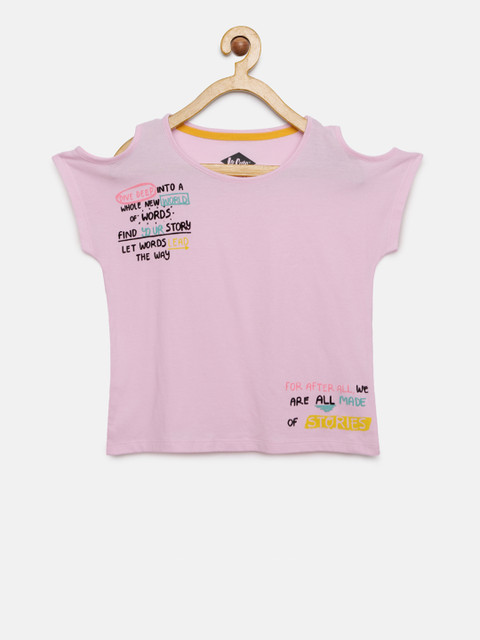 

Lee Cooper Girls Pink Printed Top