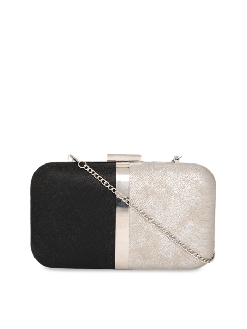 

Kazo Black & White Colourblocked Clutch