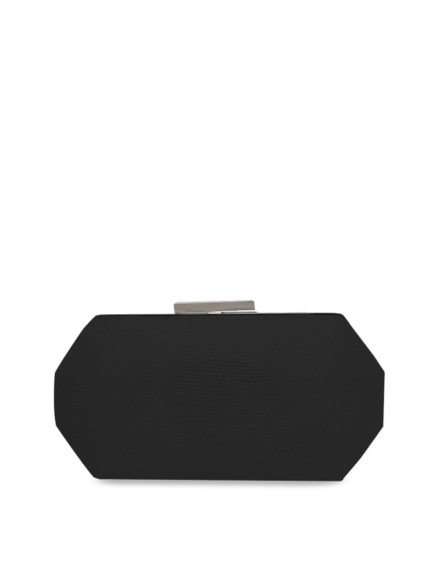 

Kazo Black Solid Clutch
