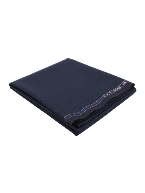 

Raymond Men Navy Blue Self Design Trouser Clothing Fabric