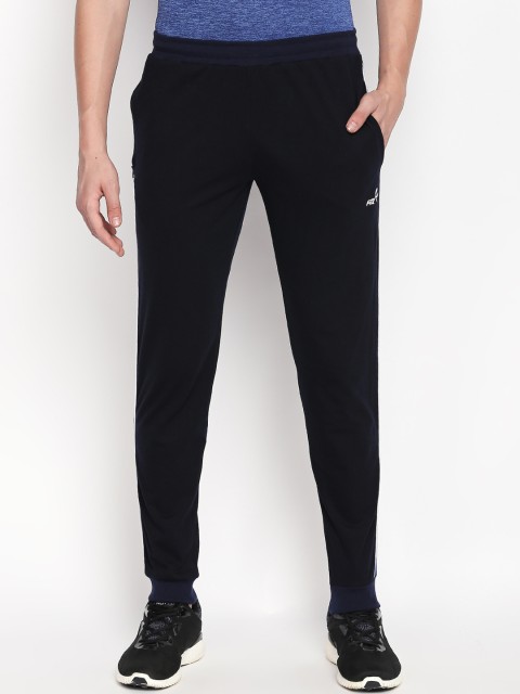 

FiTZ Men Navy Blue Solid Slim Fit Joggers