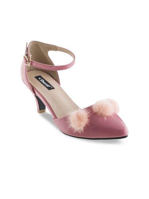 

Sherrif Shoes Women Pink Solid Pumps