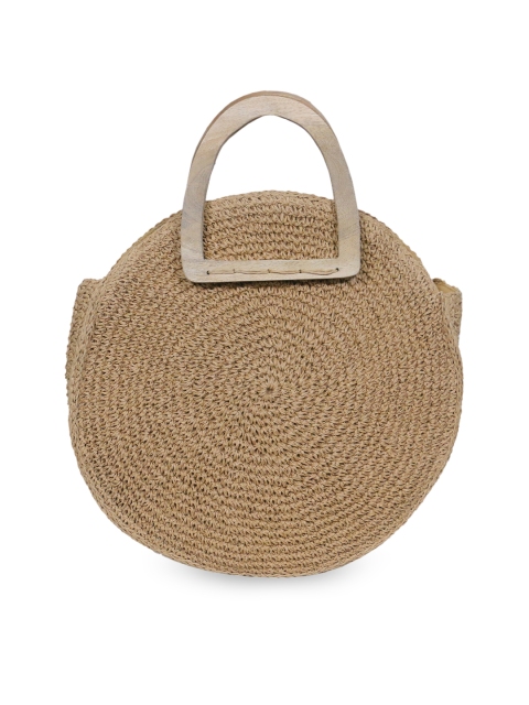 

Diwaah Beige Self Design Handheld Bag