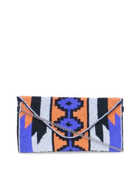 

Diwaah Women Multicoloured Embellished Clutch, Multi
