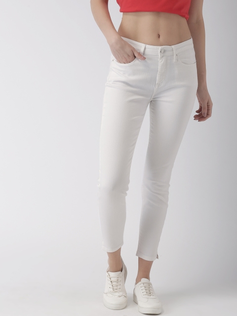 

Tommy Hilfiger Women White Jegging Skinny Fit Mid-Rise Clean Look Stretchable Jeans