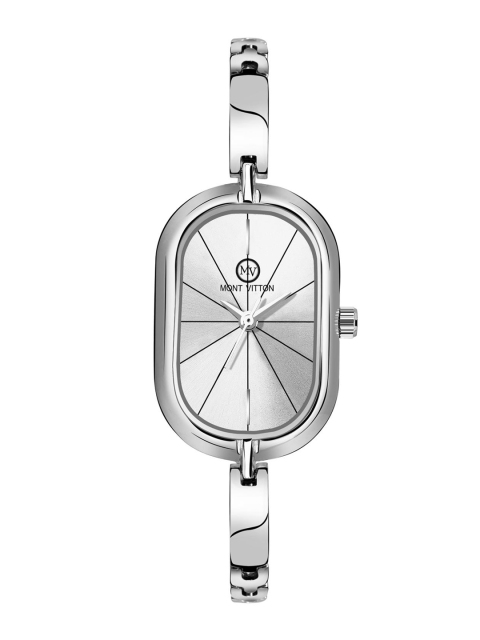 

MONTVITTON Women Silver-Toned Analogue Watch MV11022