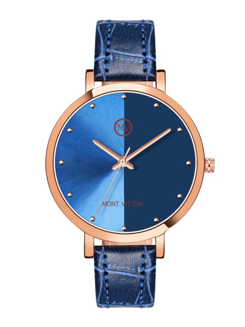 

MONTVITTON Women Blue Analogue Watch MV11017