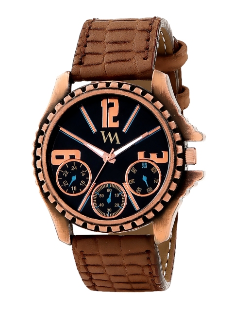 

WM Men Black Analogue Watch WMAL-180ssk