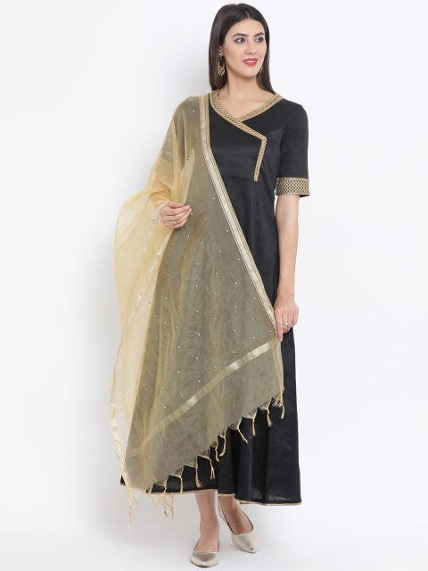 

studio rasa Beige Solid Dupatta