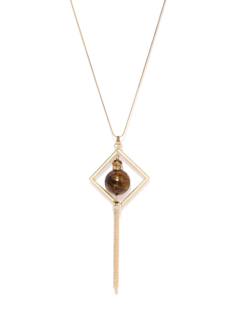 

Blisscovered Women Gold-Toned Pendant with Chain