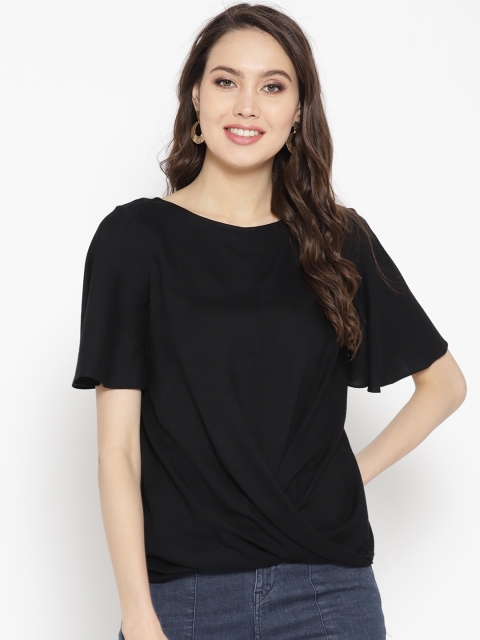 

MABISH by Sonal Jain Women Black Solid Top