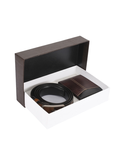 

BuckleUp Men Brown Accessory Gift Set