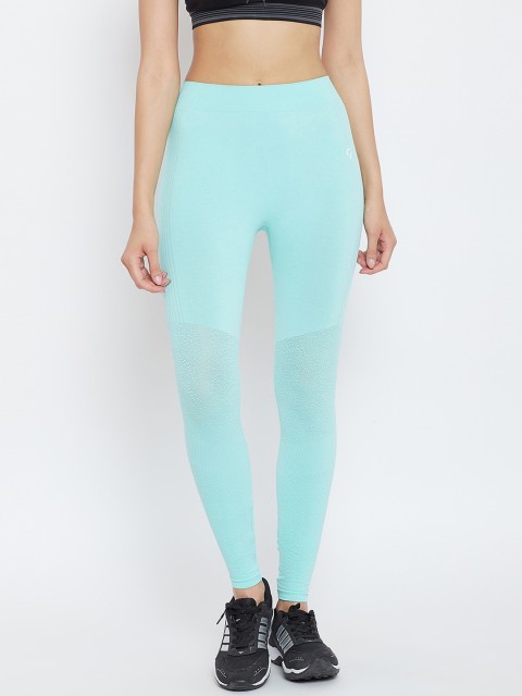 

C9 AIRWEAR Women Sea Green Solid Tight
