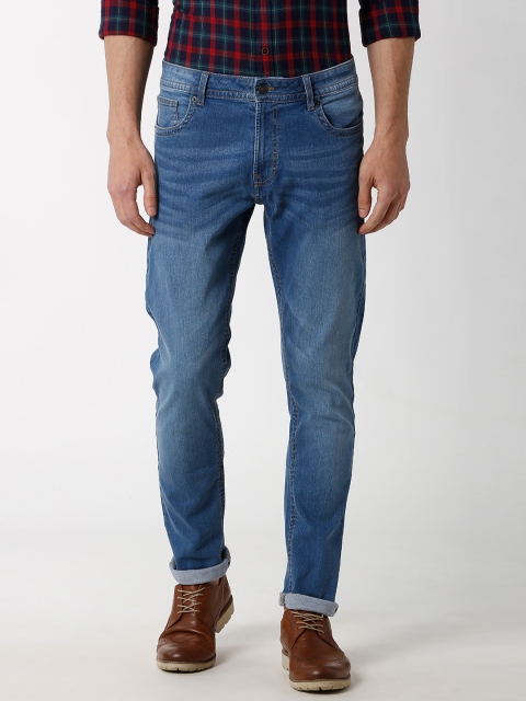 

Peter England Casuals Men Blue Slim Fit Mid-Rise Clean Look Stretchable Jeans