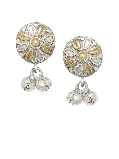 

Voylla Silver-Plated Oxidised Classic Studs