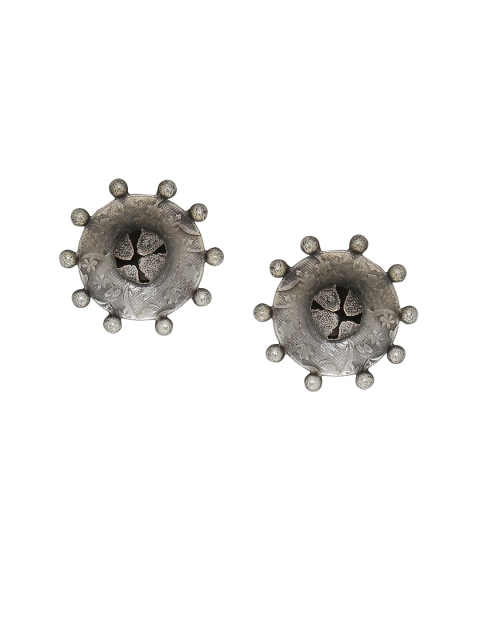 

Voylla Silver-Plated Classic Studs