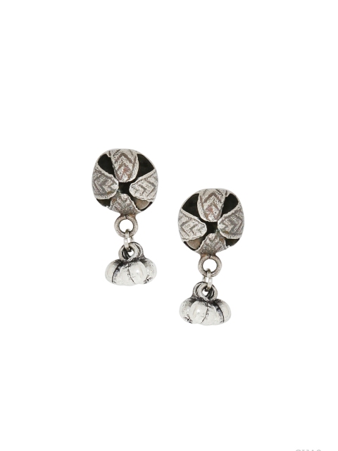 

Voylla Silver-Plated Circular Studs