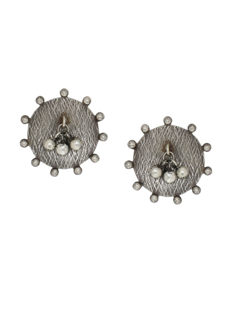 

Voylla Silver-Plated Circular Studs