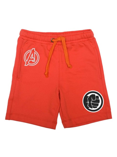 

Marvel by Wear Your Mind Boys Orange Solid Regular Fit Regular Shorts